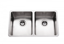Under/ Overmount Double Bowl Sink SBCKR4476D